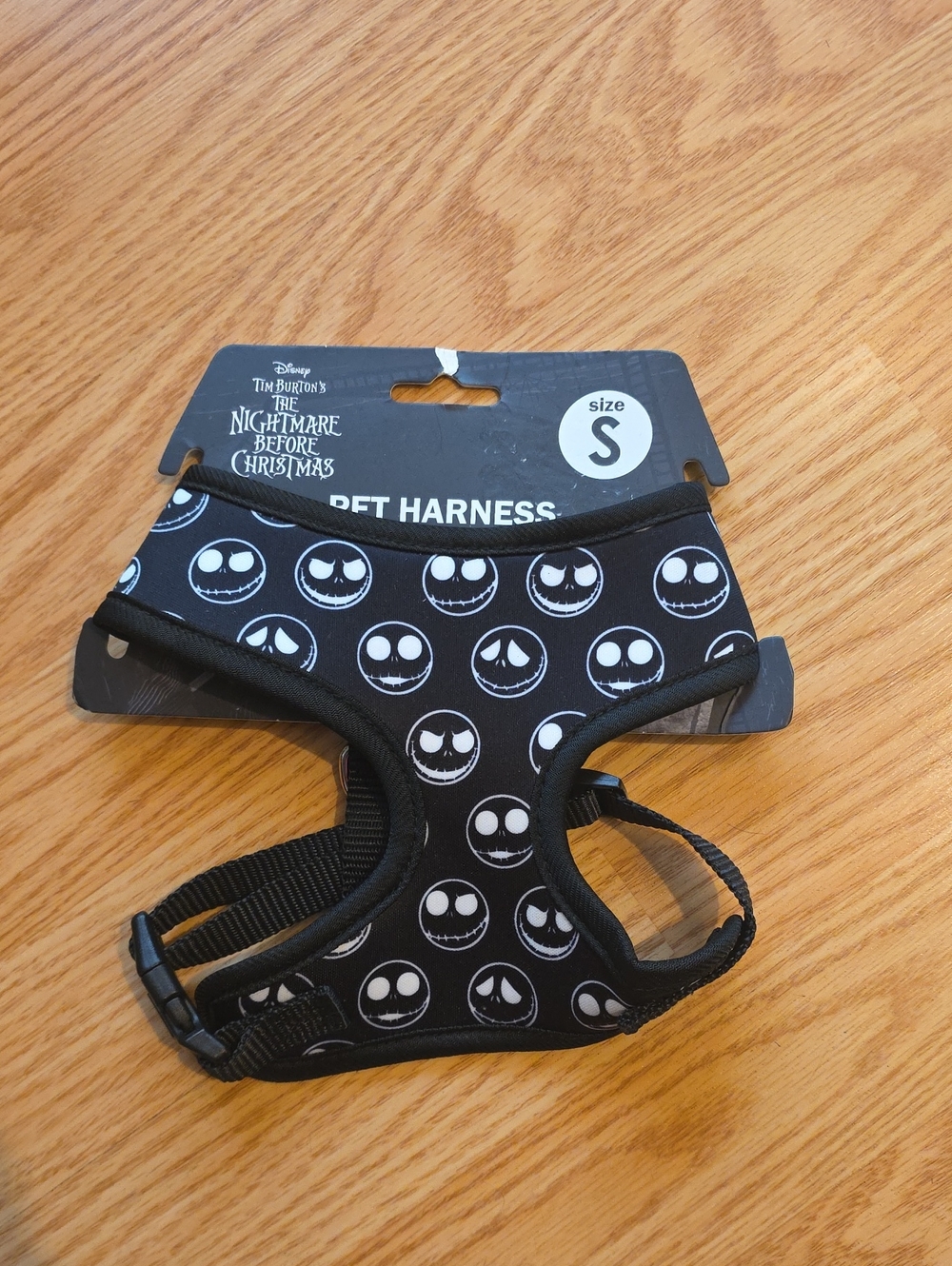 Nightmare Before Christmas Jack Skellington Small Black Pet Harness